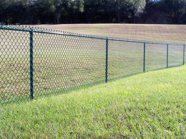 charlotte fencing black coated chain link fence